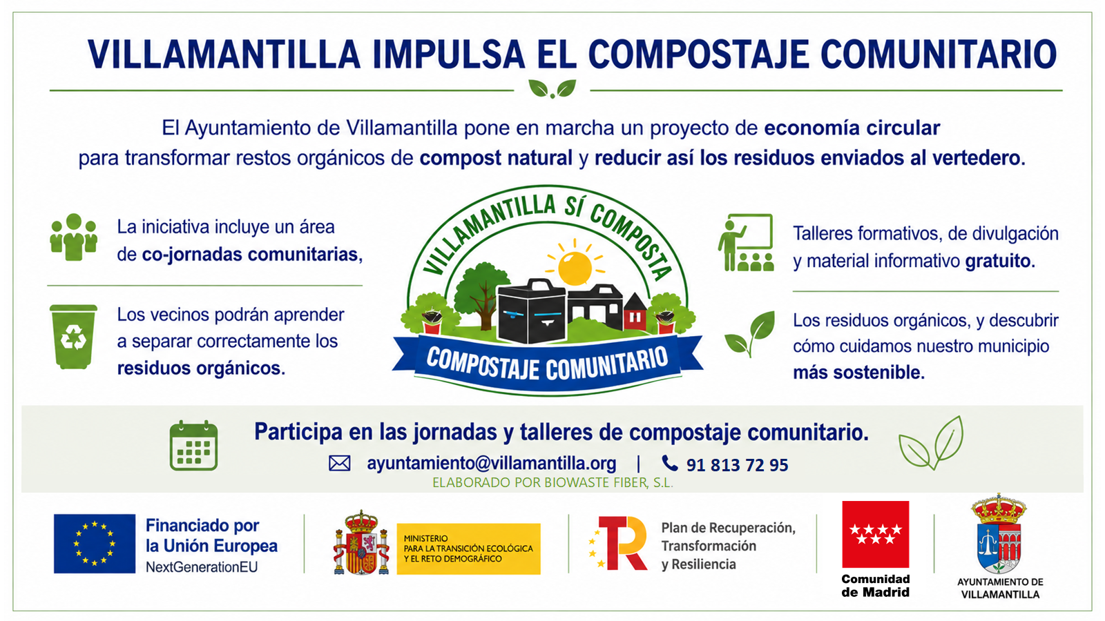 VILLAMANTILLA IMPULSA EL COMPOSTAJE COMUNITARIO
