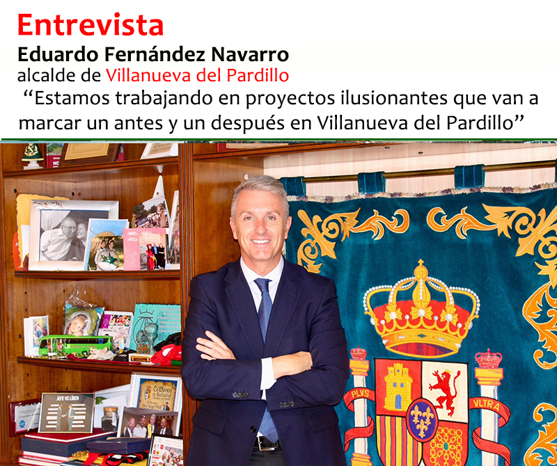 Eduardo Fernández Navarro, alcalde de Villanueva del Pardillo