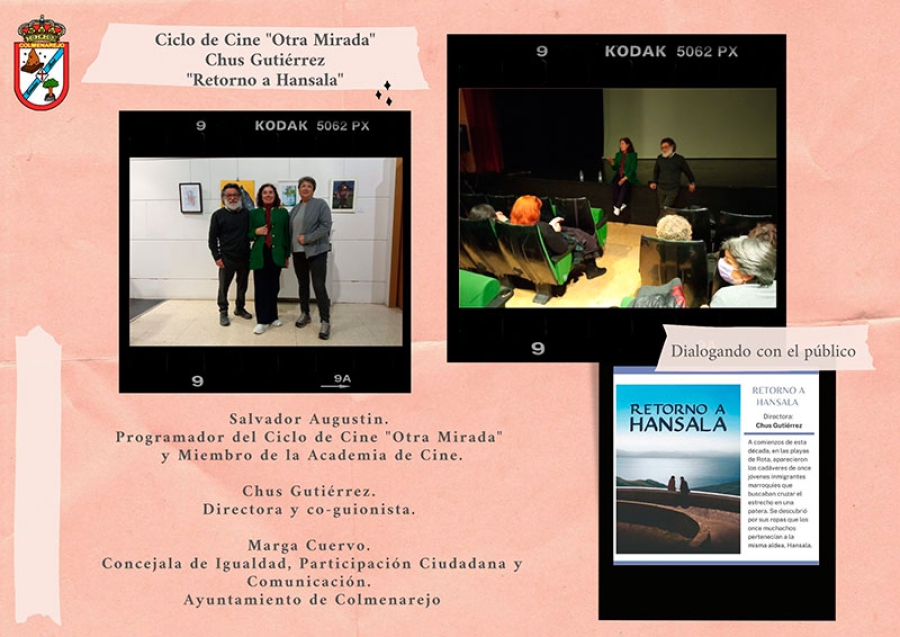 Colmenarejo | Compartiendo arte en el Ciclo de Cine «Otra Mirada» con la película &quot;Retorno a Hansala&quot;