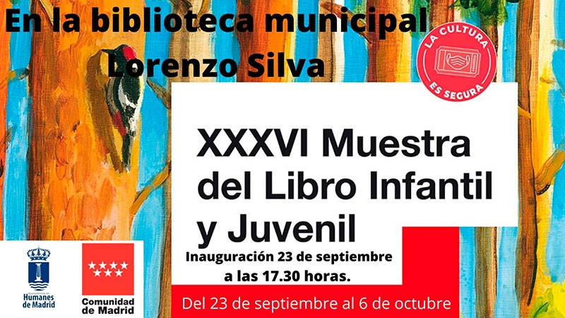 Humanes de Madrid | La edición XXXVI Muestra del libro infantil y juvenil será inaugurada el jueves 23 de septiembre