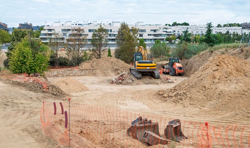 Boadilla del Monte | Boadilla está construyendo en Valenoso una zona deportiva que incluye el segundo skatepark del municipio