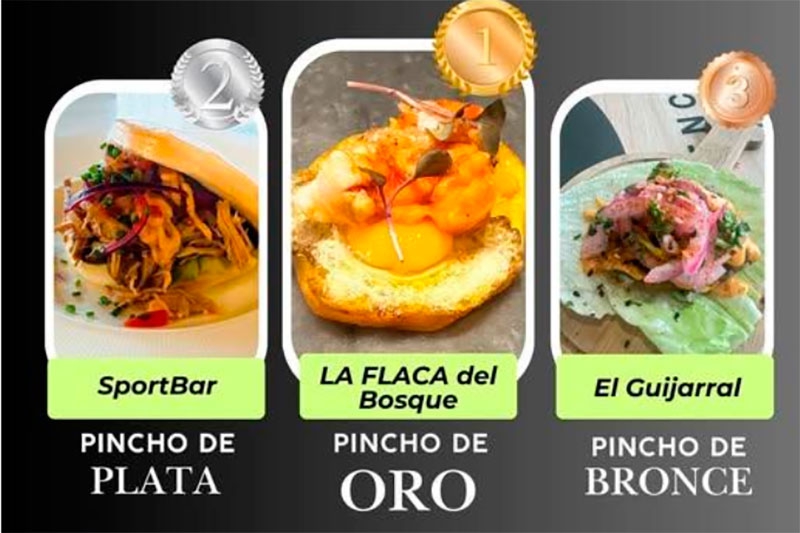 Villaviciosa de Odón | El restaurante La Flaca del Bosque obtiene el primer premio de la XVI edición de la Ruta del Pincho