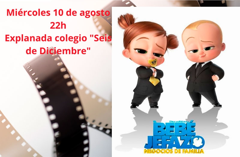 Colmenarejo | El Ayuntamiento proyecta Cine de Verano con la película «Bebé Jefazo 2»