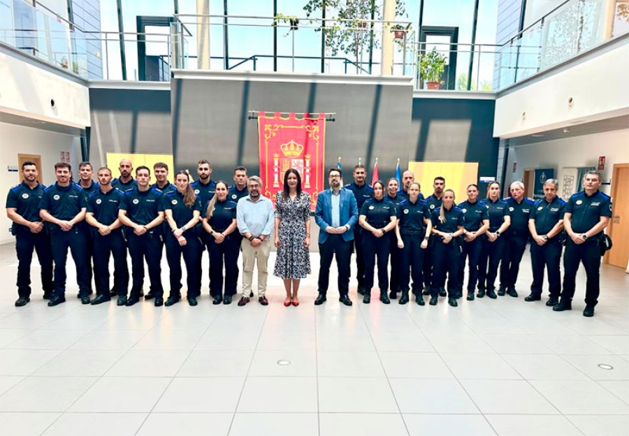 Majadahonda | Lola Moreno da la bienvenida a 20 nuevos agentes de la Policía Local de Majadahonda