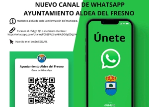 Aldea del Fresno | Nuevo canal municipal de comunicación con los vecinos