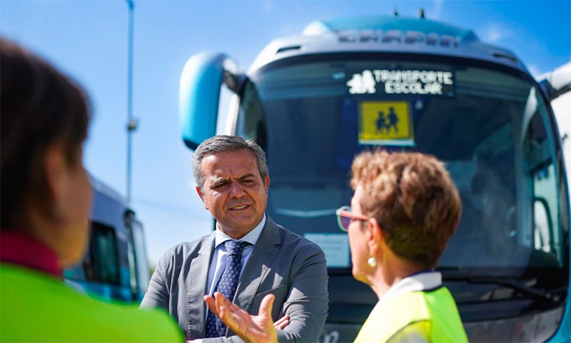 TRANSPORTES | La Comunidad de Madrid prevé inspeccionar 800 vehículos de transporte escolar a lo largo del presente curso
