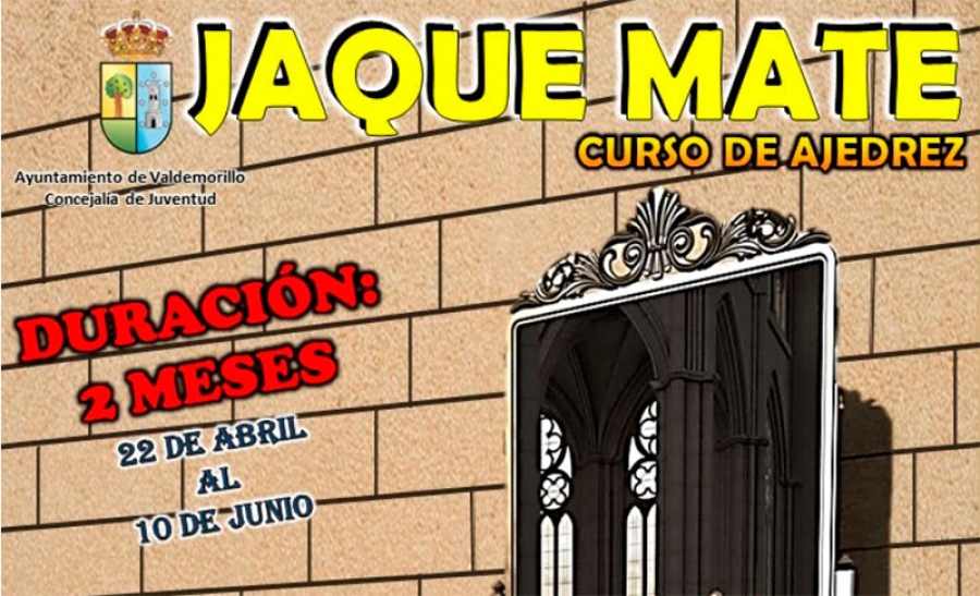 Valdemorillo | La concejalía de Juventud lanza ‘Jaque Mate’, un nuevo curso de ajedrez