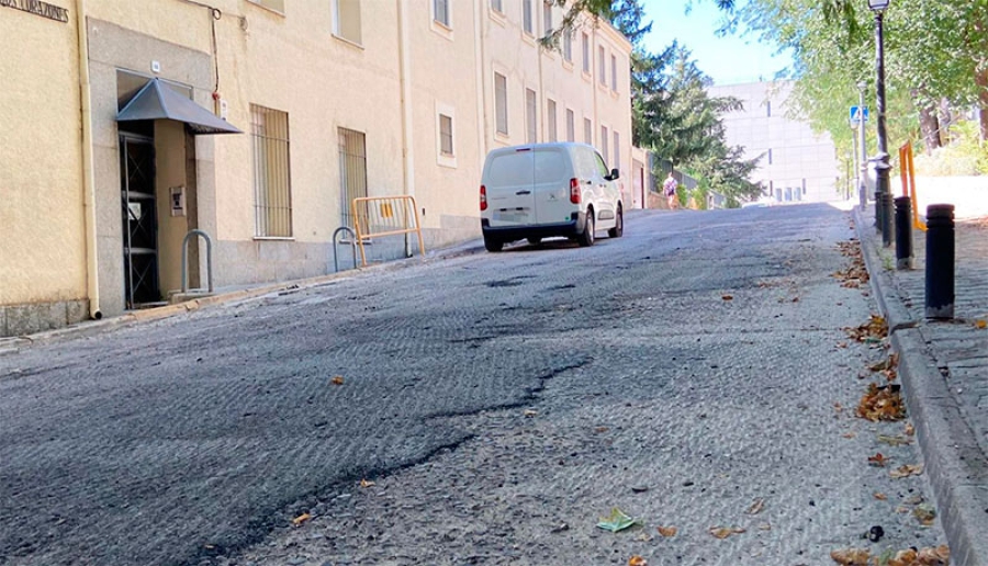 San Lorenzo de El Escorial | Comienzan las fases 3 y 4 del Plan Municipal de Asfaltado que renovará 34.000 metros cuadrados de pavimento