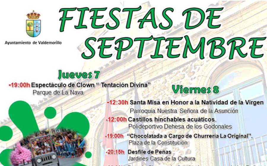 Valdemorillo | Las peñas y la participación, grandes protagonistas de las Fiestas de Septiembre 2023