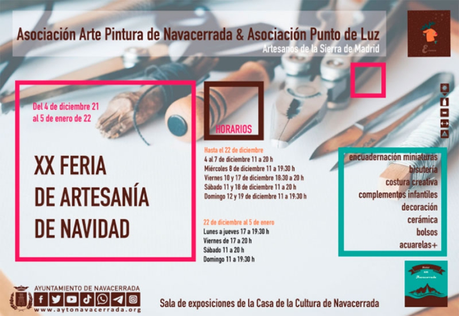 Navacerrada | XX Feria de Artesanía de Navidad