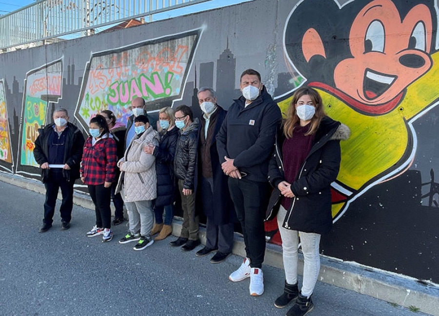 Collado Villalba | El túnel de la calle Asturias estrena un nuevo mural