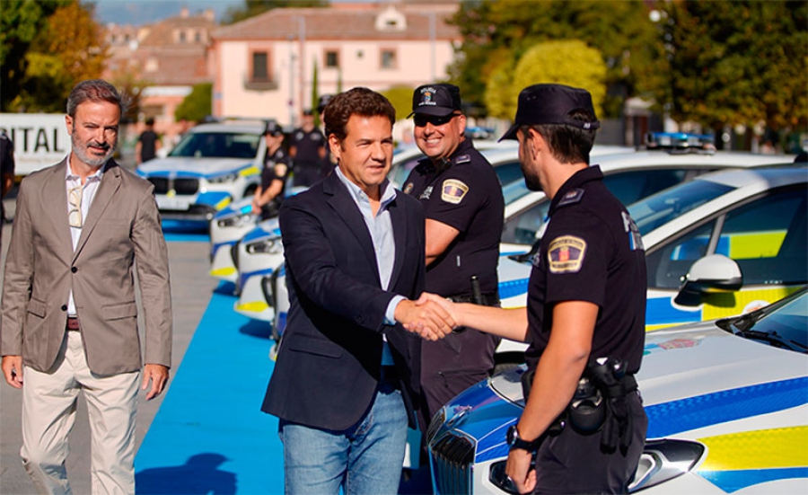 Las Rozas | El Ayuntamiento presenta once nuevos vehículos que se incorporan a la flota de la Policía Local