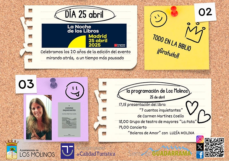 Los Molinos | Los Molinos celebra el Día del Libro 2025 con teatro, cuentos, música y mucho amor por la lectura