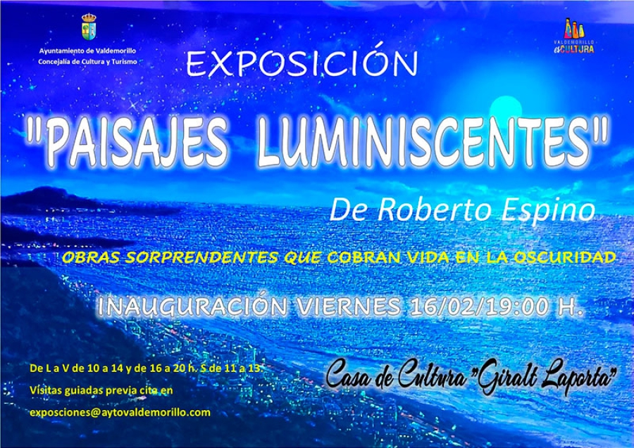 Valdemorillo | Los ‘Paisaje y Luminiscencias’ de Roberto Espino desde el viernes 16 en la Giralt Laporta