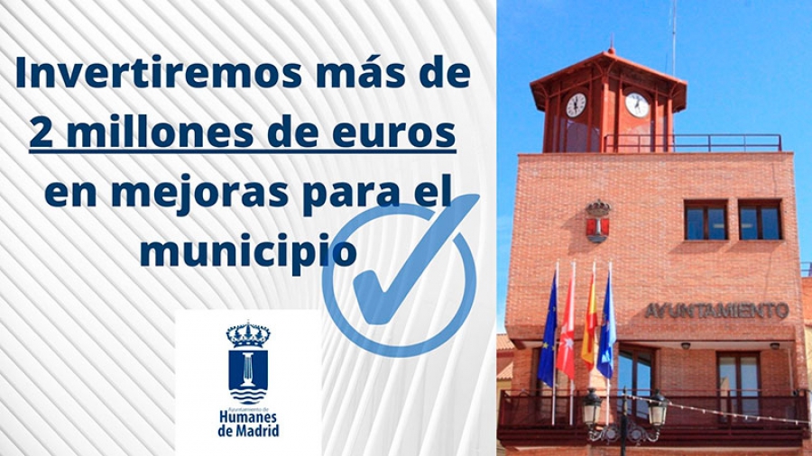 Humanes de Madrid | El ayuntamiento invertirá más de 2 millones de euros para mejoras en el municipio