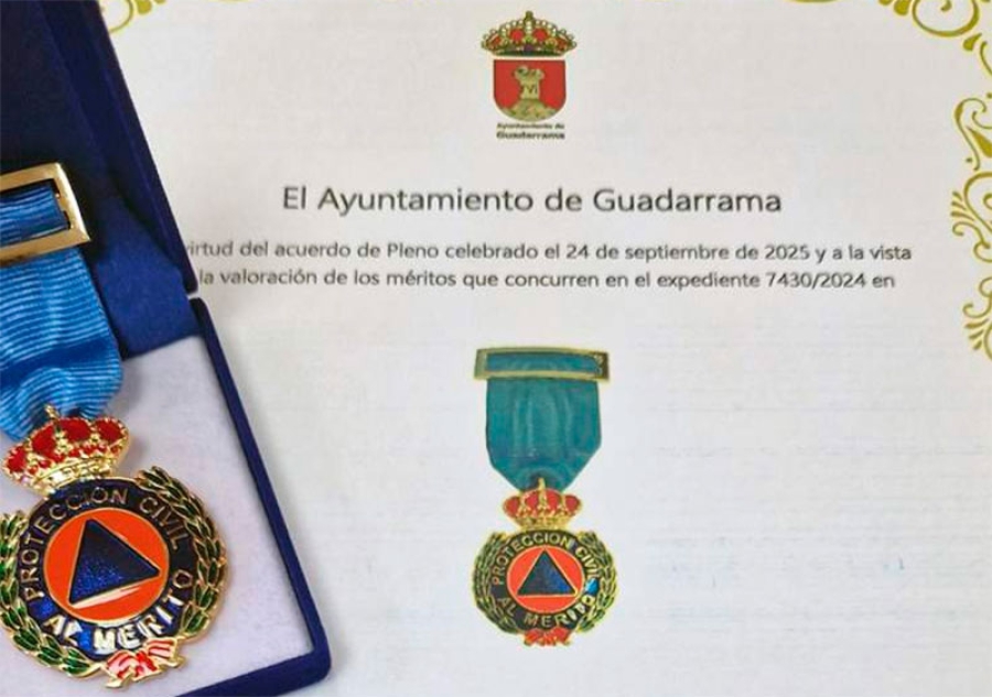 Guadarrama | Ignacio Casanova y la Mancomunidad La Maliciosa recibirán las medallas de oro al mérito de la Protección Civil concedidas por el Ayuntamiento
