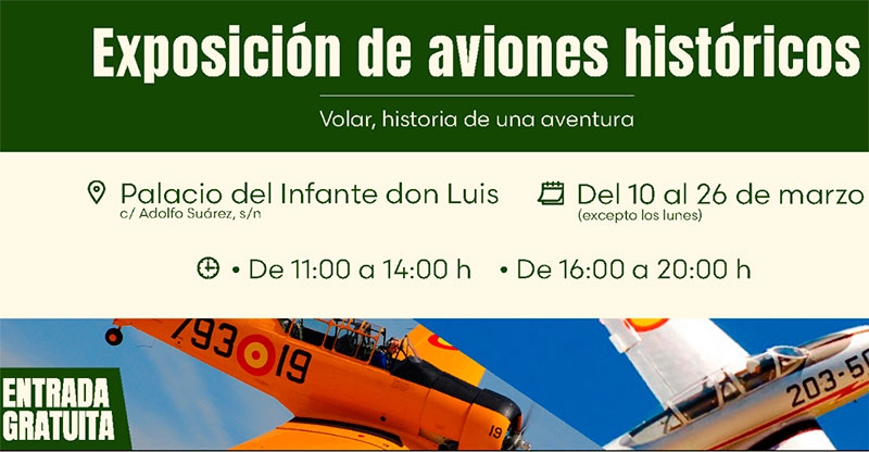 Boadilla del Monte | Boadilla acoge la exposición “Volar, historia de una aventura”, organizada por el Ejército del Aire