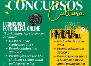 Los Molinos | El Ayuntamiento convoca los Concursos de Cultura para 2024