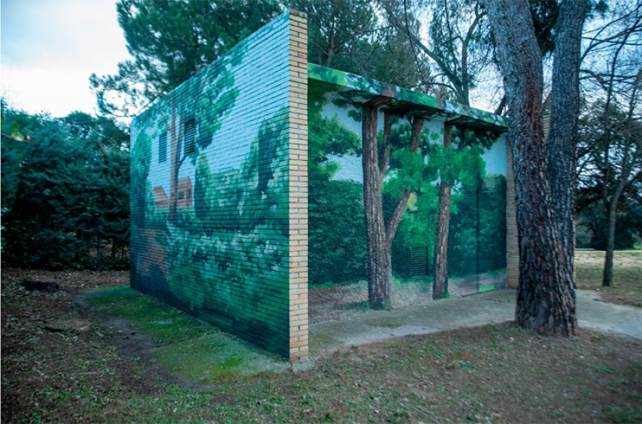 Boadilla del Monte | En marcha un proyecto de integración paisajística de siete centros de transformación con pintura mural