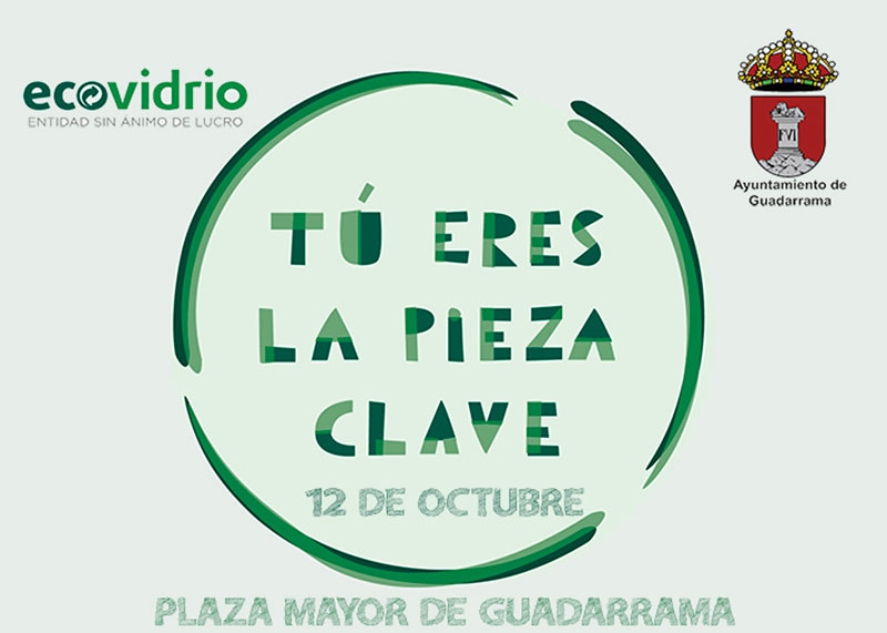 Guadarrama | La campaña “Tú eres la pieza clave” de Ecovidrio visita mañana Guadarrama