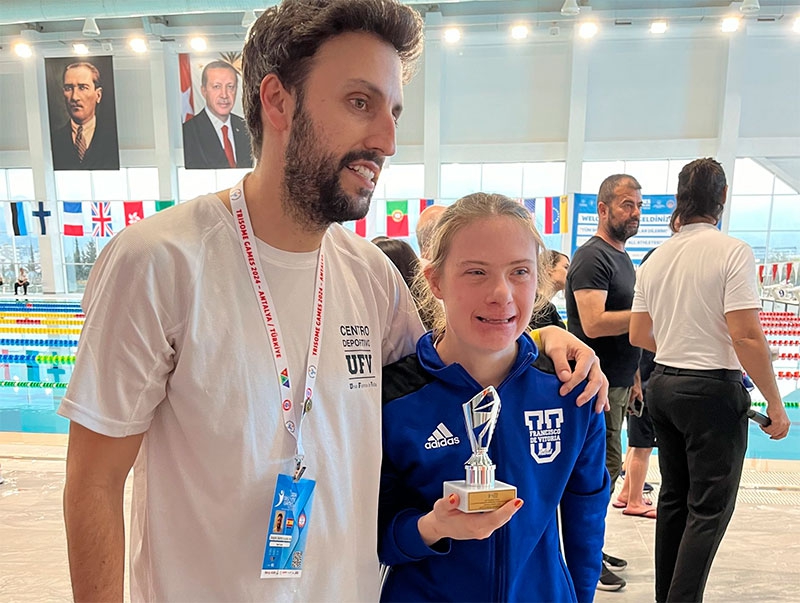 Galapagar | La galapagueña Camino Martínez nombrada mejor nadadora del Campeonato del Mundo de Natación para personas con Síndrome de Down