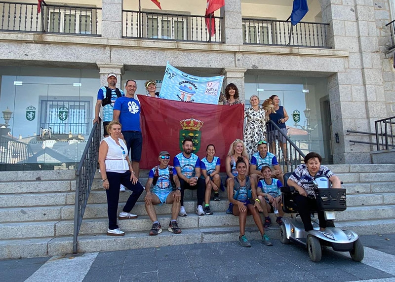 Alpedrete | Los “Corredores Solidarios” que dan visibilidad a la ELA visitaron Alpedrete