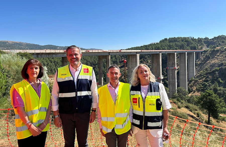 Valdemaqueda | El consejero de Vivienda, Transportes e Infraestructuras visitó Valdemaqueda