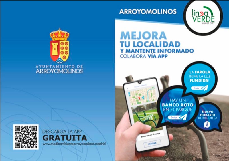 Arroyomolinos | El Ayuntamiento de Arroyomolinos pone en marcha la APP de incidencias Línea Verde