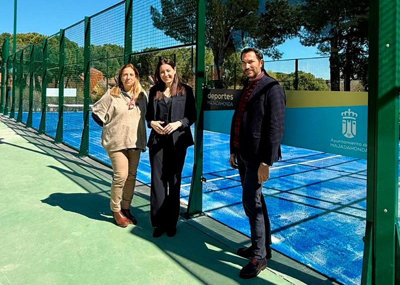 Majadahonda | Majadahonda estrena nuevas pistas de pádel en el parque Cerro del Aire