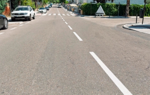 Boadilla del Monte | El Ayuntamiento realiza la campaña anual de renovación de pintura vial