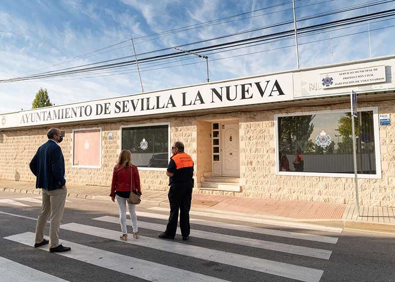 Sevilla la Nueva |  El Ayuntamiento mejora las dependencias de los voluntarios de Protección Civil