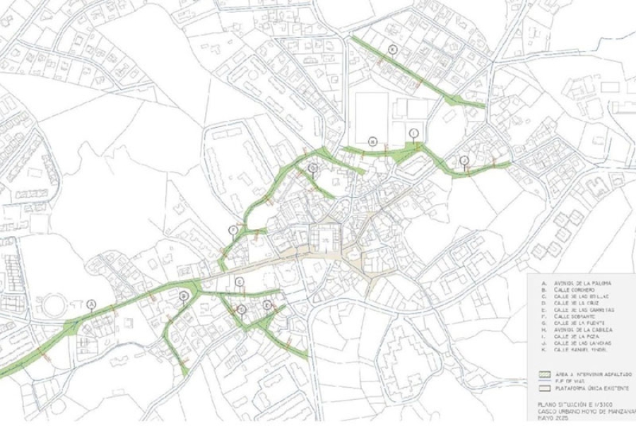 Hoyo de Manzanares | El Ayuntamiento impulsa un ambicioso plan de asfaltado para mejorar la seguridad y la movilidad en Hoyo de Manzanares