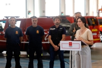 Díaz Ayuso anuncia que la Comunidad de Madrid aprobará ayudas especiales para paliar los efectos de los incendios en la región