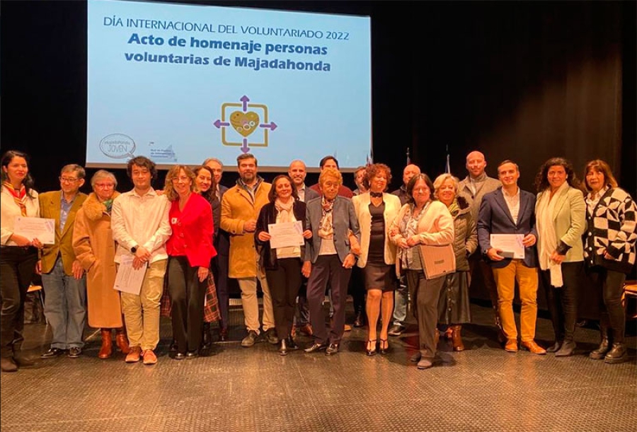 Majadahonda | El Ayuntamiento reconoce la labor de más de 1.000 voluntarios de Majadahonda