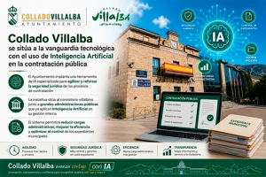Collado Villalba | Collado Villalba se sitúa a la vanguardia tecnológica con el uso de Inteligencia Artificial en la contratación pública