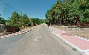 Becerril de la Sierra | Corte en la Avenida de Calvo Sotelo