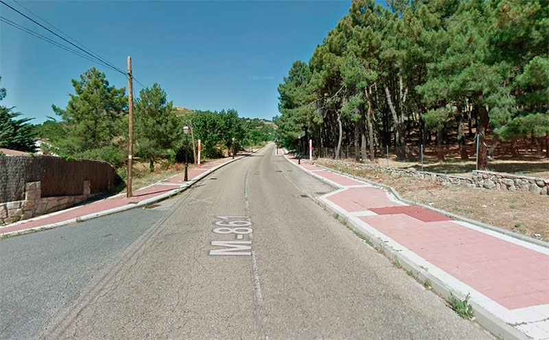 Becerril de la Sierra | Corte en la Avenida de Calvo Sotelo