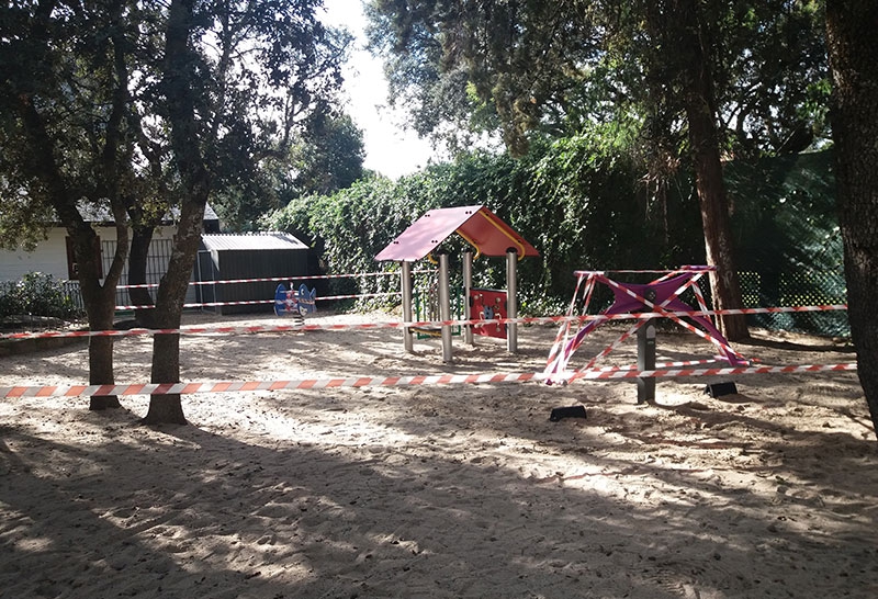 Torrelodones | Nuevos juegos infantiles y biosaludables para adultos en el parque Camilo Sesto