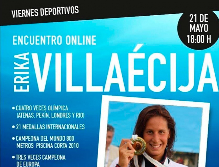 San Lorenzo de El Escorial | Erika Villaécija protagonizará, junto a la gurriata Laura Sánchez, el próximo Viernes Deportivo