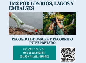 Collado Villalba | El Ayuntamiento se une a la campaña “1M2 Por los ríos, lagos y embalses”