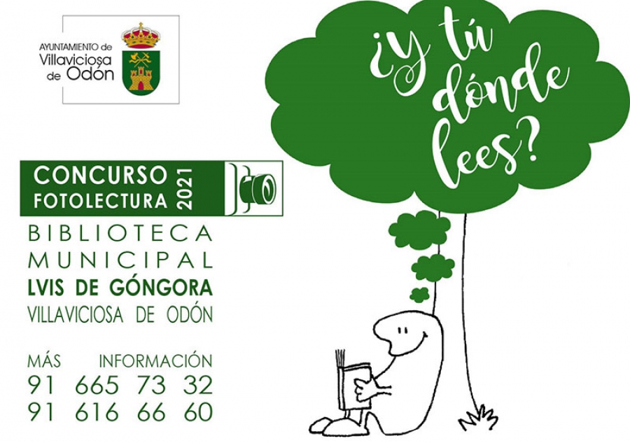 Villaviciosa de Odón | La biblioteca municipal organiza el concurso Fotolectura ¿Y tú dónde lees?