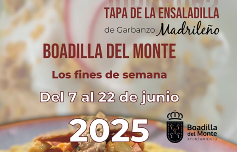Boadilla del Monte | Boadilla participa en las II Jornadas de la Tapa de la Ensaladilla Madrileña con Garbanzo, del 7 al 22 de junio