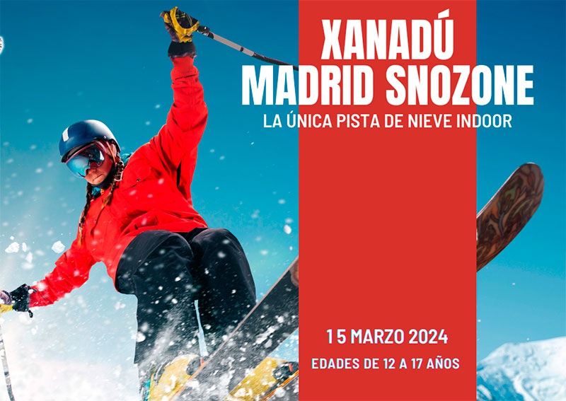 Humanes de Madrid | Inscripciones abiertas para la excursión de adolescentes a SnoZone Madrid, en el Centro Comercial Intu Xanadú