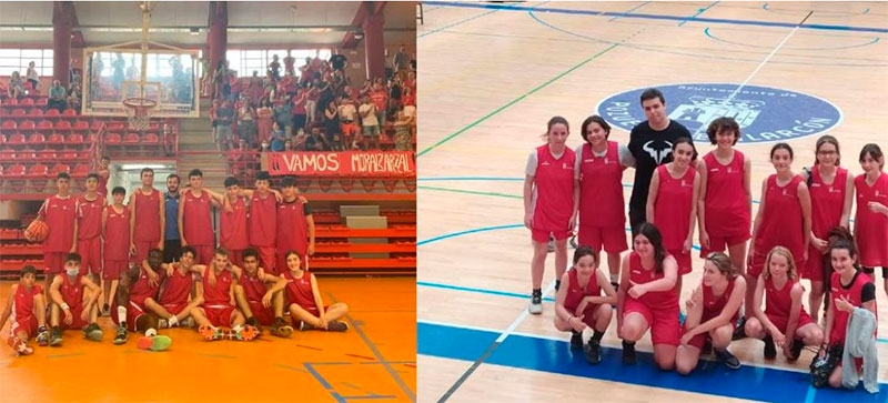 Moralzarzal | Gran temporada del infantil femenino y el cadete masculino de baloncesto