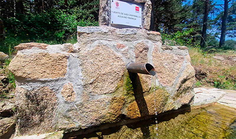 Guadarrama | Entra en funcionamiento la Fuente de Las Campanillas en el camino del Arcipreste de Hita