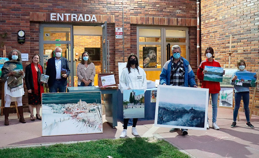 Valdemorillo | Raúl Sánchez Muñoz premio en el XI Concurso de Pintura Rápida