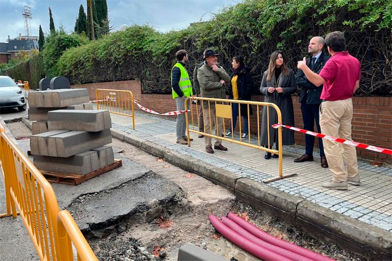 Majadahonda | El Ayuntamiento invierte casi 50.000 euros en mejorar y ajardinar la calle Virgen del Rosario