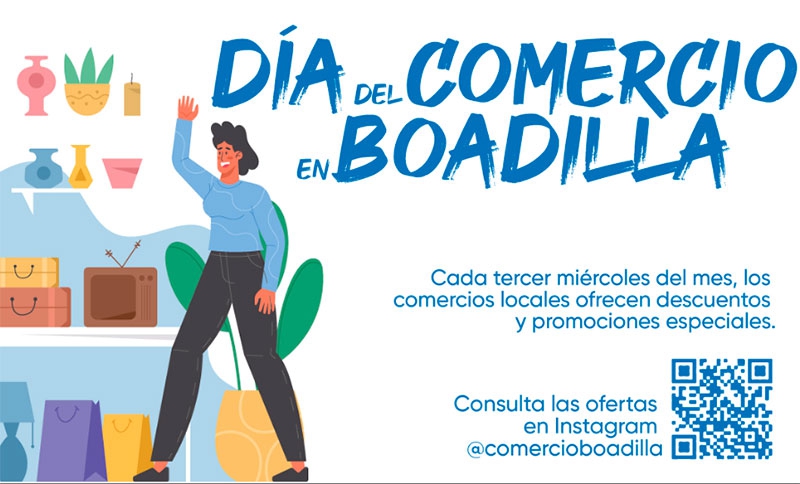 Boadilla del Monte | 53 comercios participarán en la nueva edición del Día del Comercio, el próximo miércoles, 16