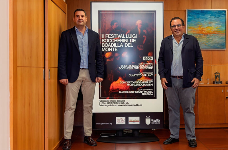 Boadilla del Monte | Boadilla ofrece a partir del 12 de septiembre el II Festival Boccherini en el Palacio del Infante D. Luis