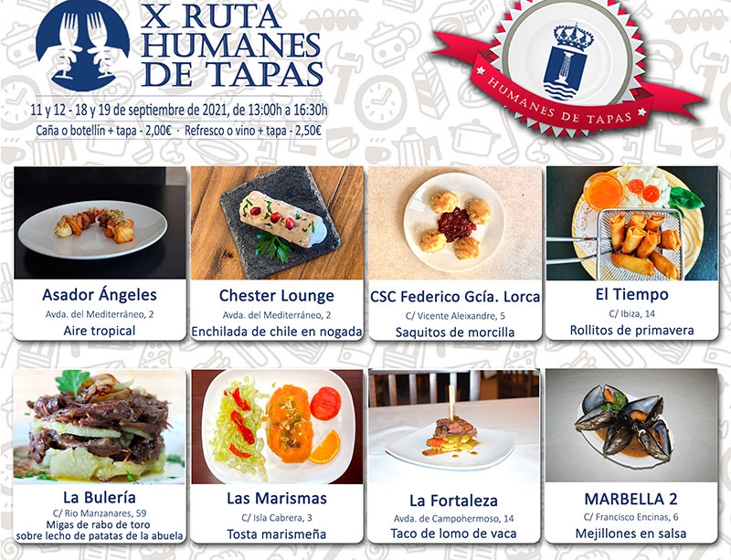 Humanes de Madrid | Comienza la X edición de la Ruta de la Tapa